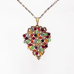 Pendant 45cm - Priscilla Grapes-Bronze Chain - Pendant 45cm - Laiton bronze